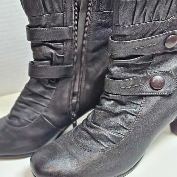 Dark Brown Infinity Boots - Picture 3 of 5